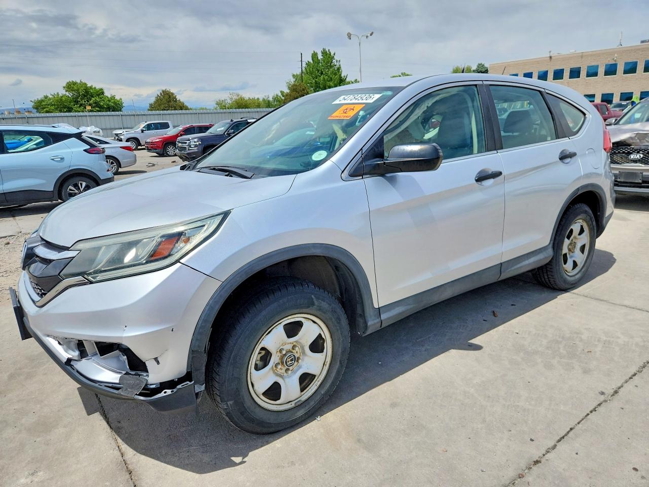 2015 Honda Cr-v Lx Silver vin: 2HKRM4H39FH612792
