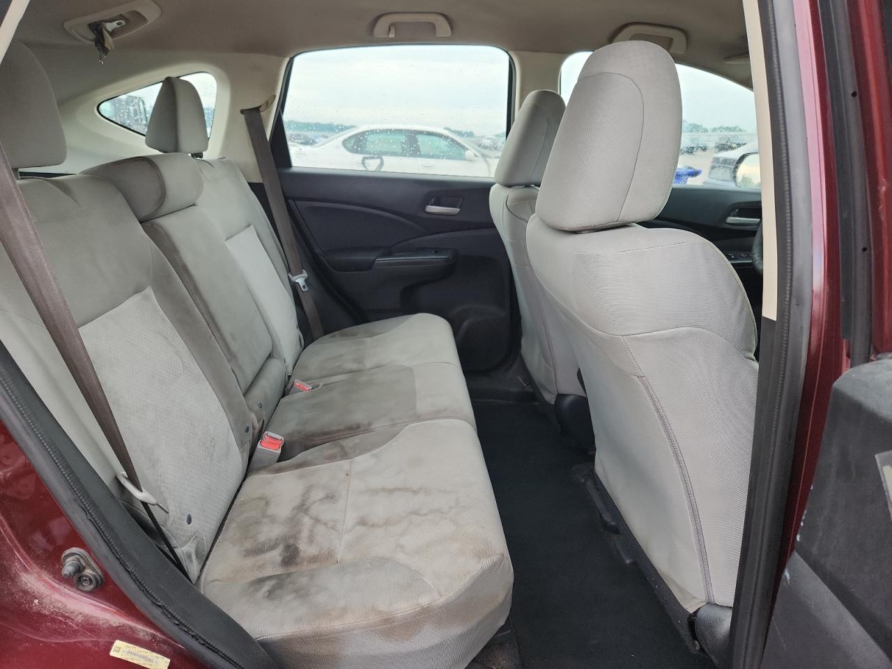 2015 Honda Cr-v Lx Burgundy vin: 2HKRM4H39FH689856