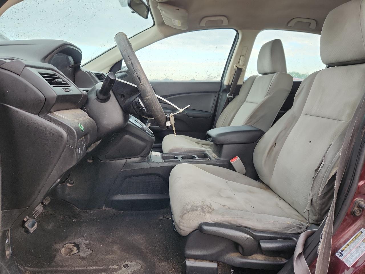 2015 Honda Cr-v Lx Burgundy vin: 2HKRM4H39FH689856