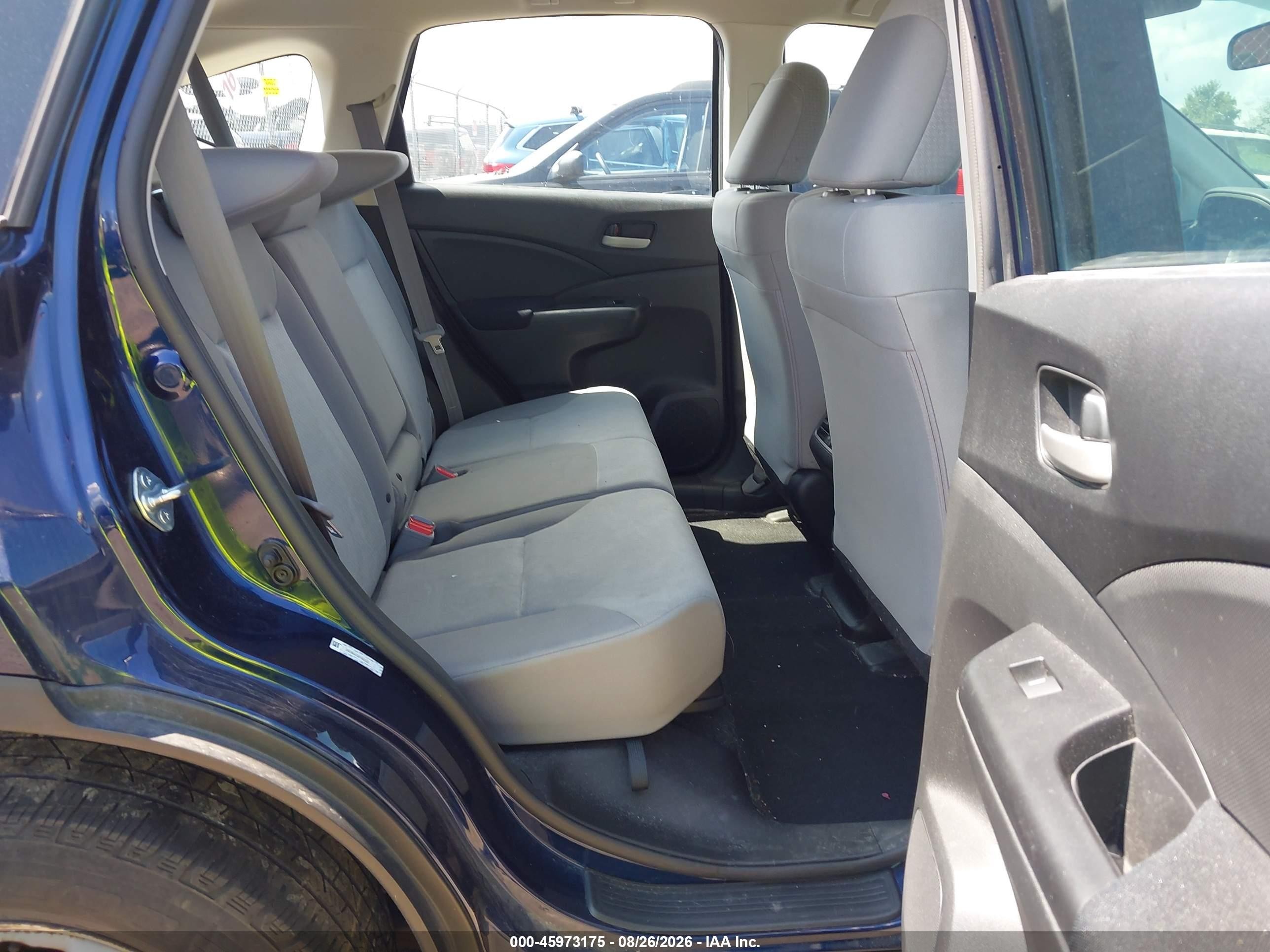 2015 Honda Cr-v Lx Синий vin: 2HKRM4H39FH693521