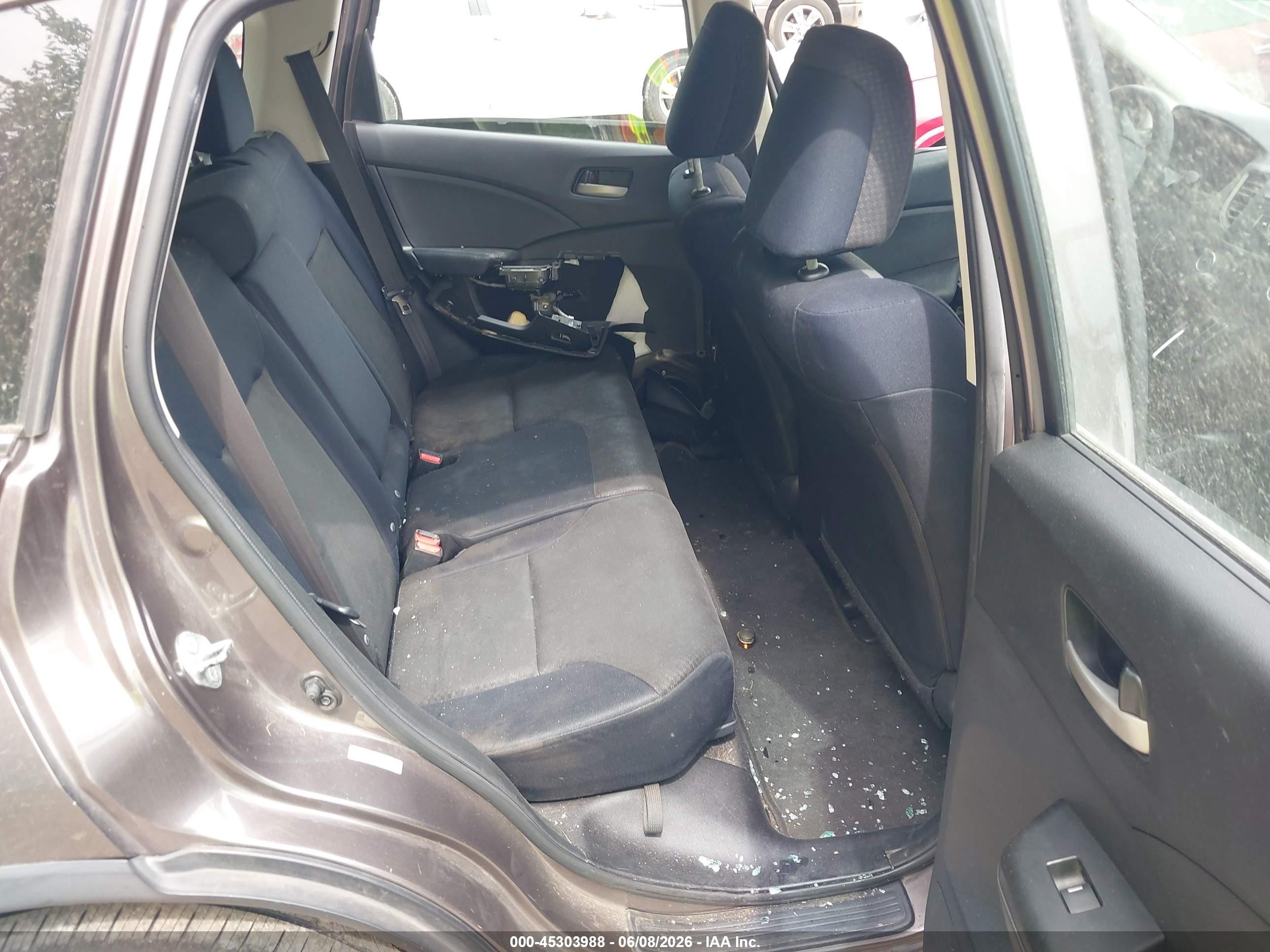 2015 Honda Cr-v Lx Gray vin: 2HKRM4H39FH698279