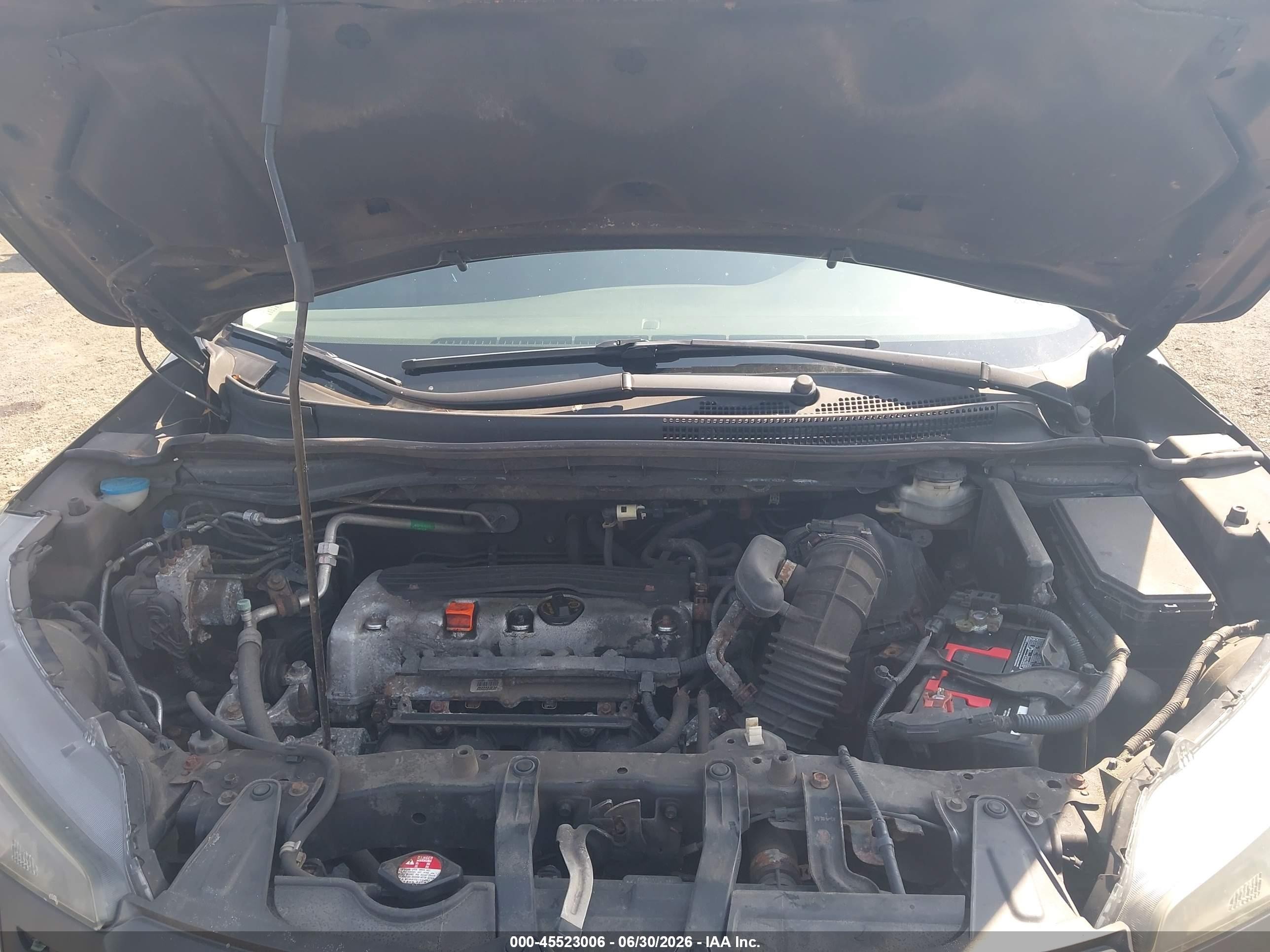 2012 Honda Cr-v Lx Black vin: 2HKRM4H3XCH611100