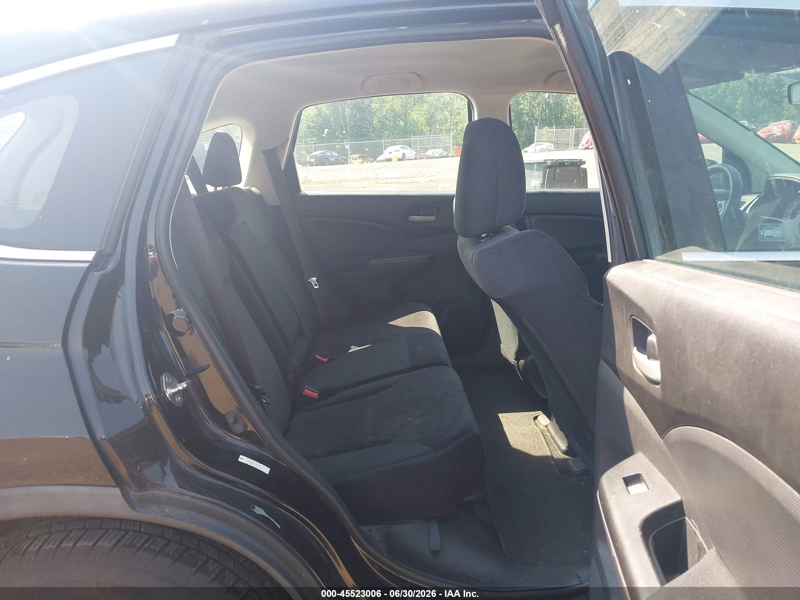 2012 Honda Cr-v Lx Black vin: 2HKRM4H3XCH611100