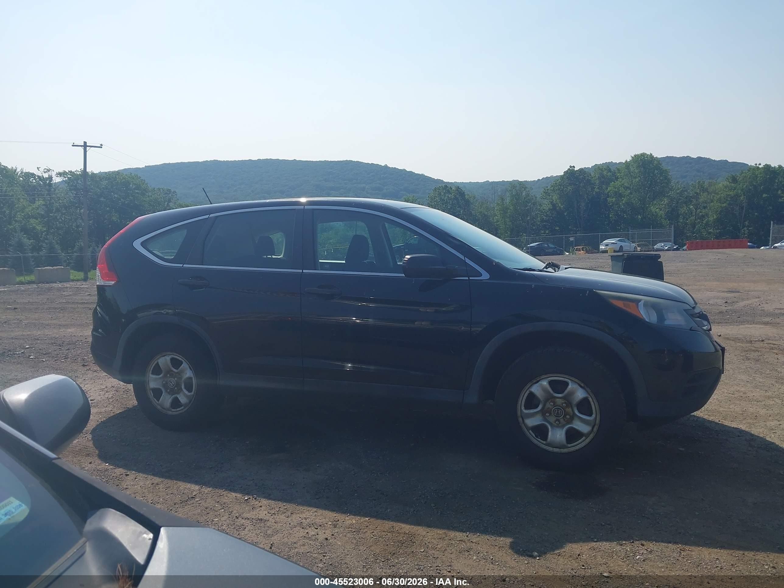 2012 Honda Cr-v Lx Black vin: 2HKRM4H3XCH611100