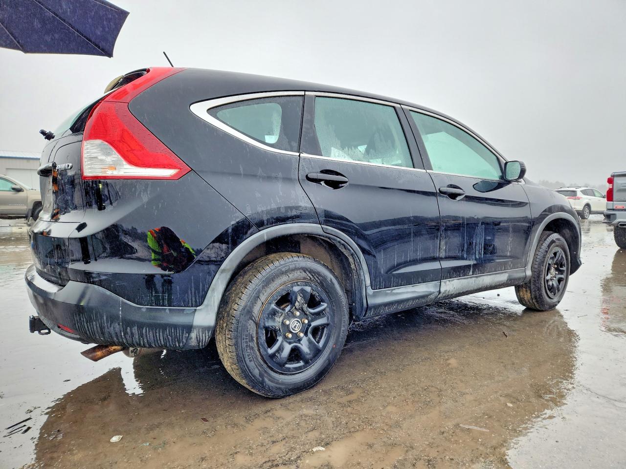 2012 Honda Cr-v Lx Black vin: 2HKRM4H3XCH622890