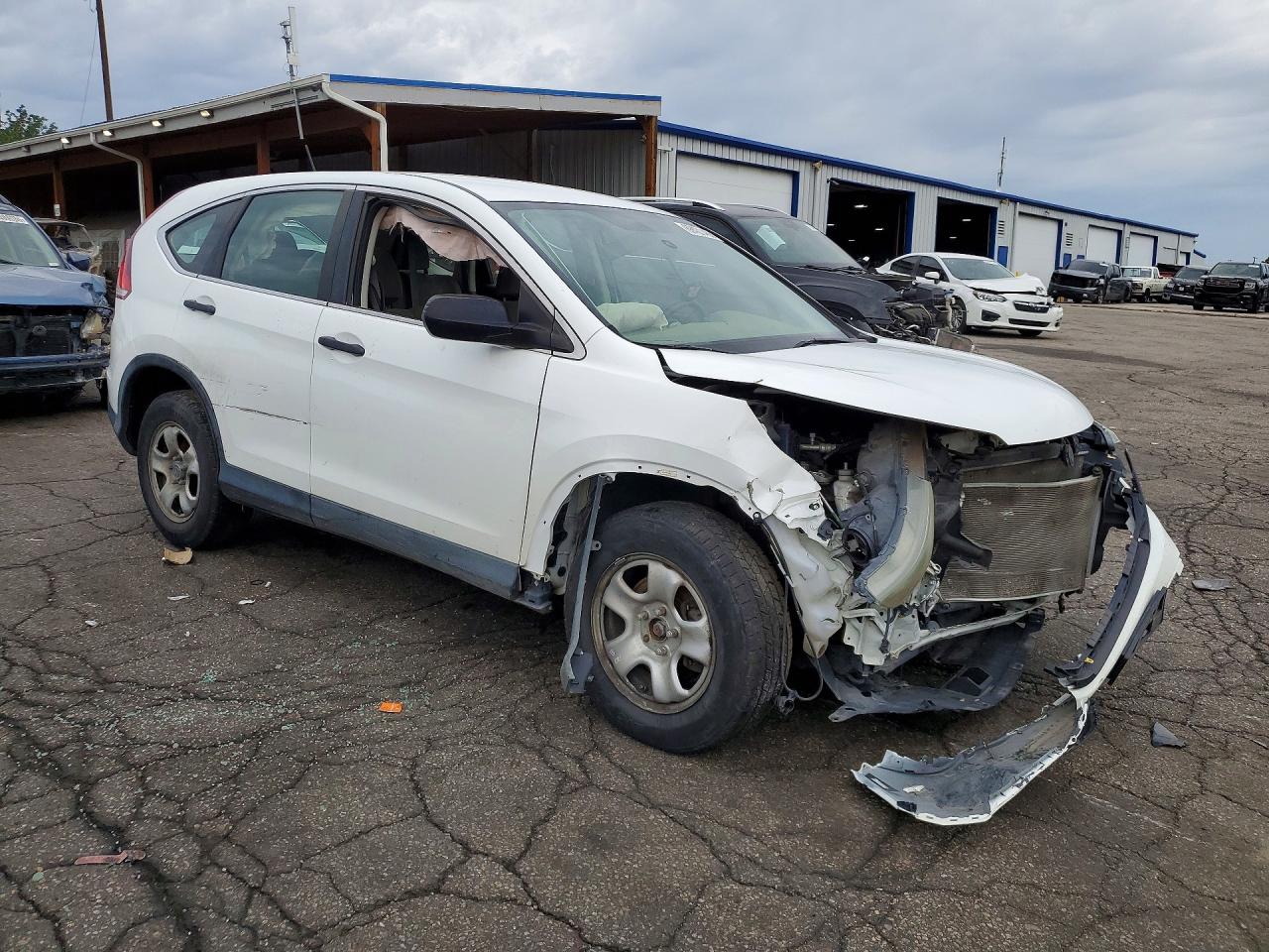 2012 Honda Cr-v Lx White vin: 2HKRM4H3XCH634778