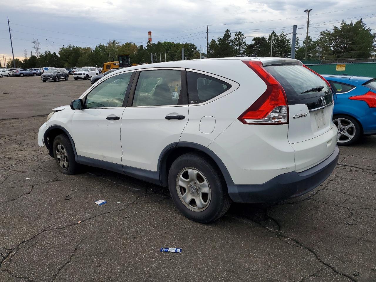 2012 Honda Cr-v Lx White vin: 2HKRM4H3XCH634778