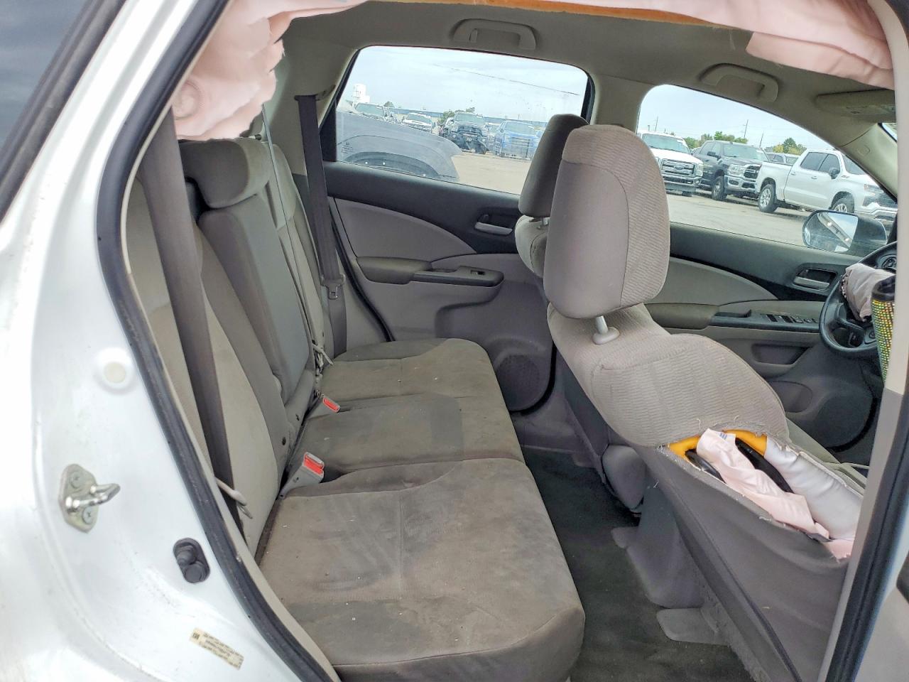 2012 Honda Cr-v Lx White vin: 2HKRM4H3XCH634778