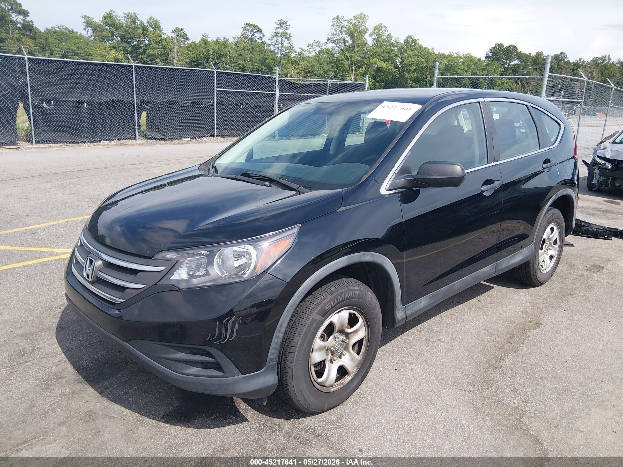2013 Honda Cr-v Lx Черный vin: 2HKRM4H3XDH600213