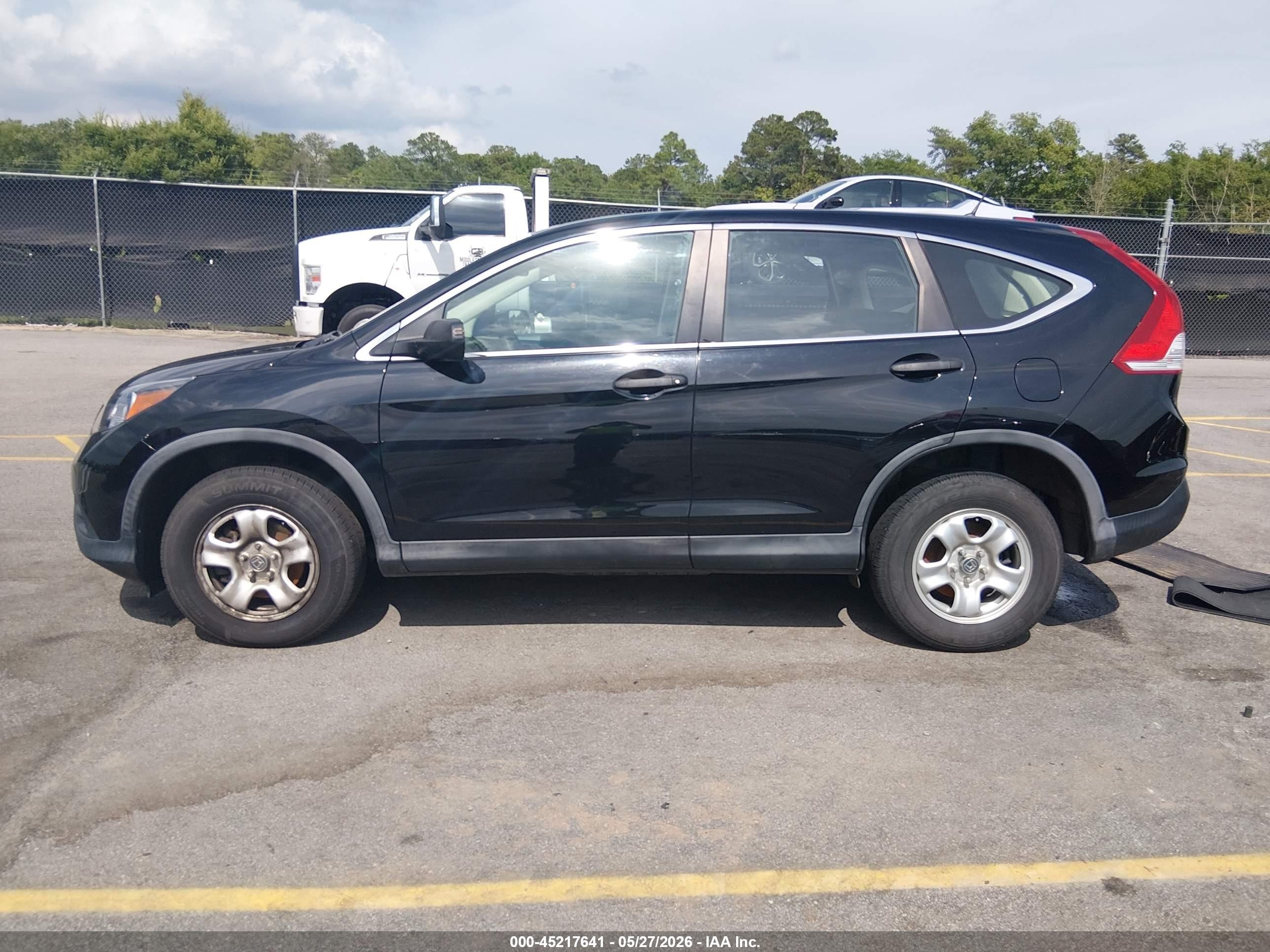 2013 Honda Cr-v Lx Черный vin: 2HKRM4H3XDH600213