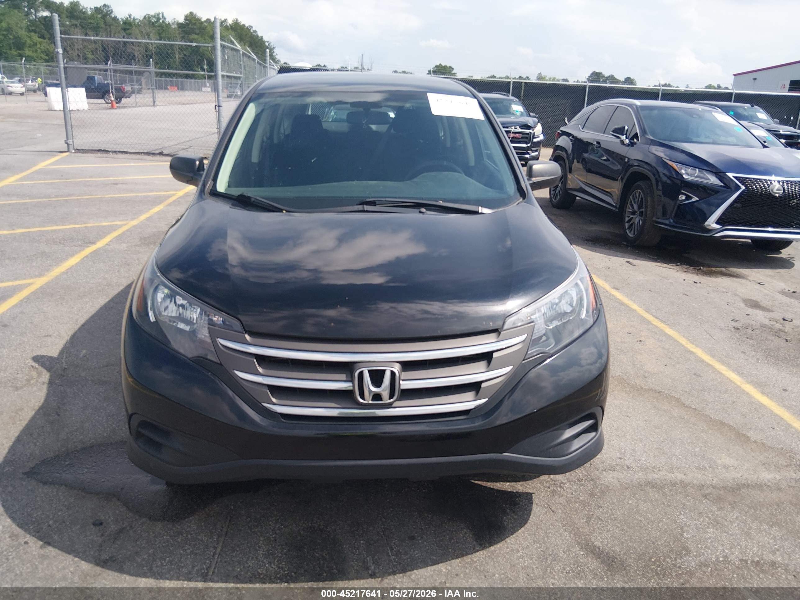 2013 Honda Cr-v Lx Черный vin: 2HKRM4H3XDH600213