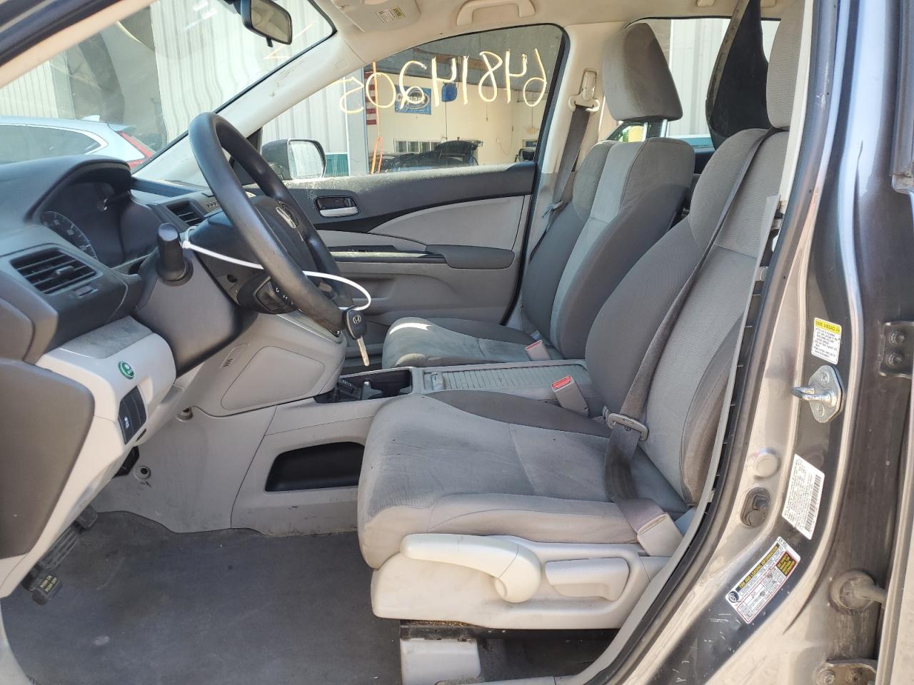 2013 Honda Cr-v Lx Gray vin: 2HKRM4H3XDH600714