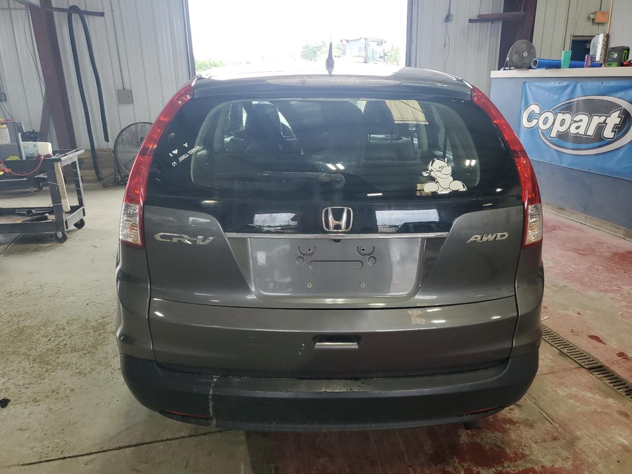 2013 Honda Cr-v Lx Gray vin: 2HKRM4H3XDH600714
