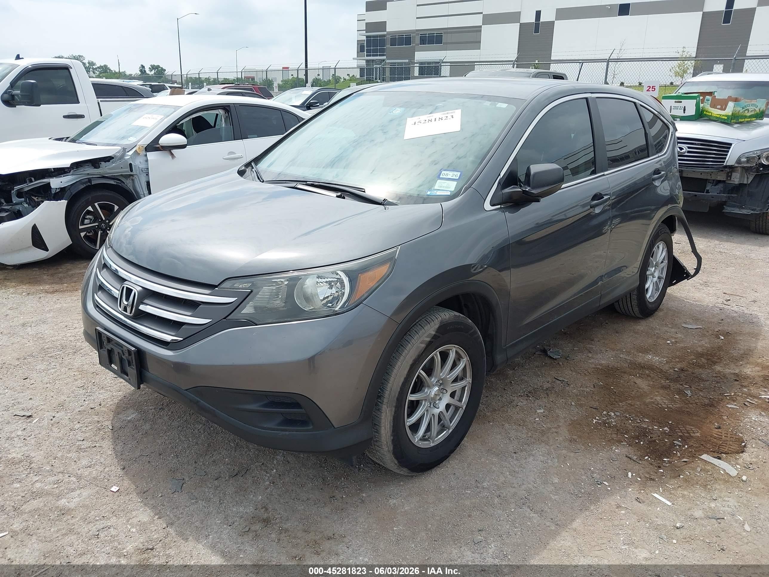 2013 Honda Cr-v Lx Brown vin: 2HKRM4H3XDH600986
