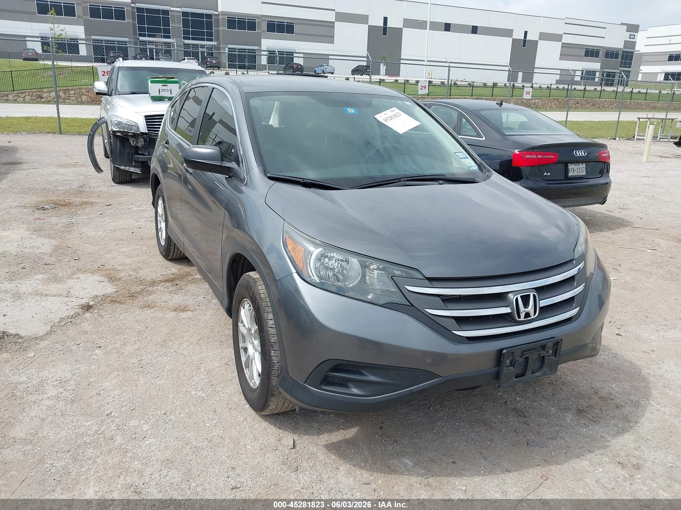 2013 Honda Cr-v Lx Brown vin: 2HKRM4H3XDH600986