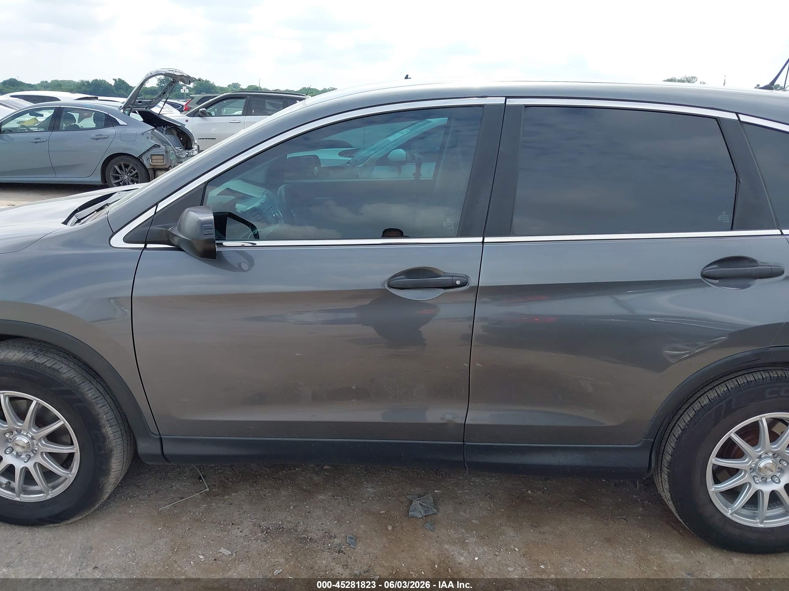 2013 Honda Cr-v Lx Brown vin: 2HKRM4H3XDH600986