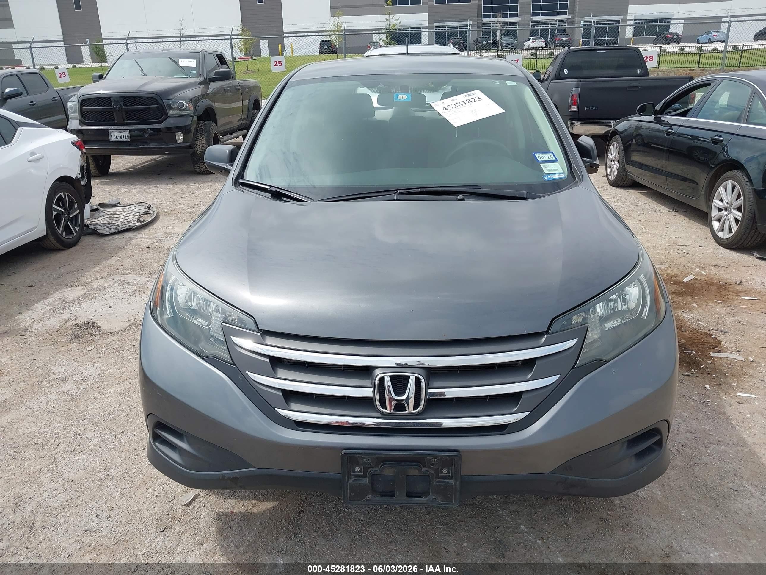 2013 Honda Cr-v Lx Brown vin: 2HKRM4H3XDH600986