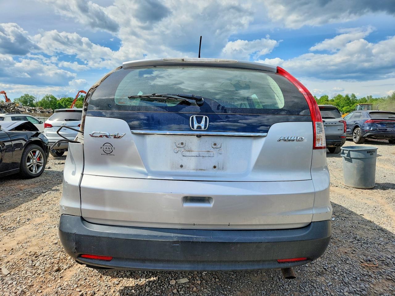 2013 Honda Cr-v Lx Silver vin: 2HKRM4H3XDH635088