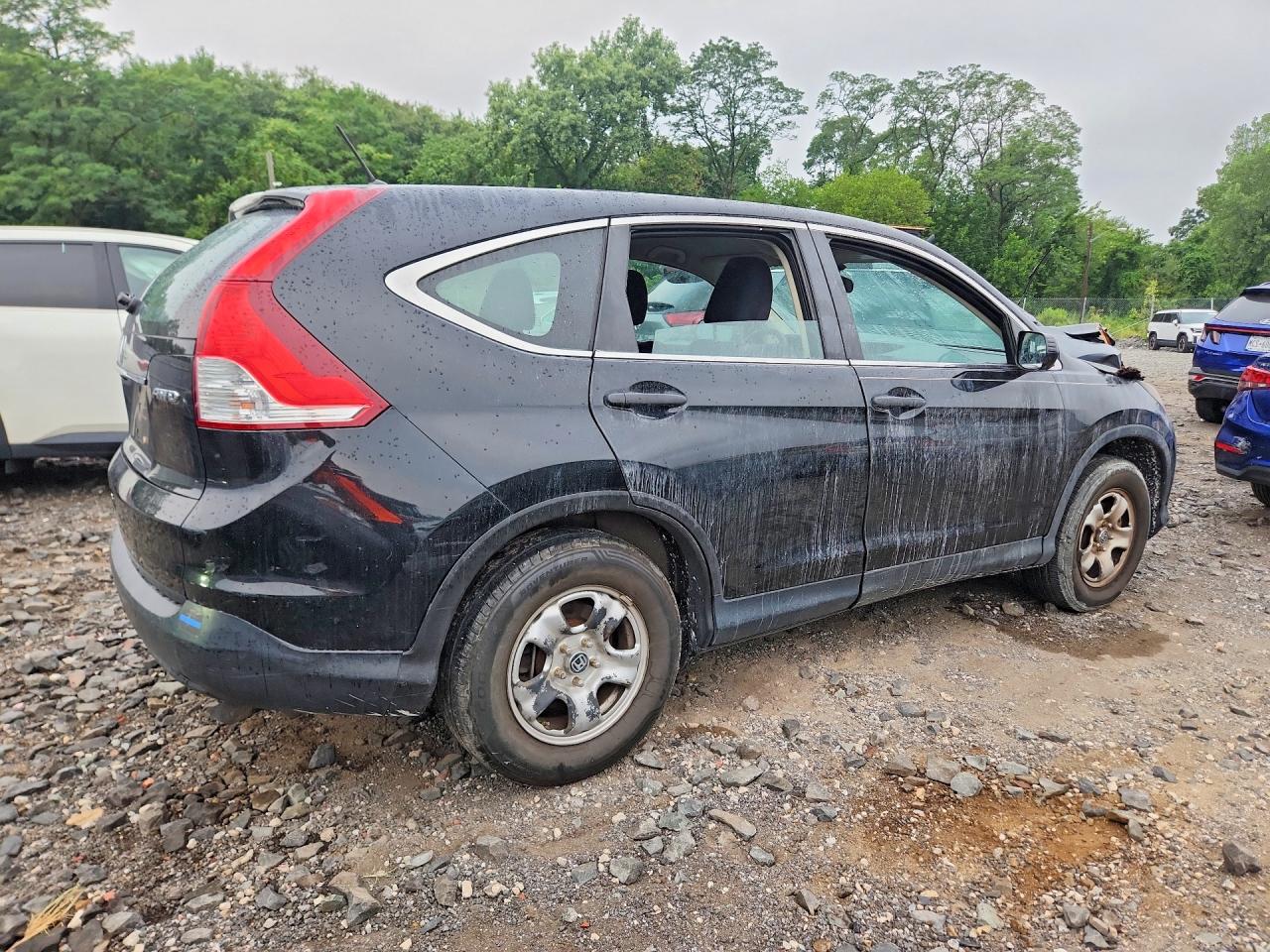 2013 Honda Cr-v Lx Black vin: 2HKRM4H3XDH656118