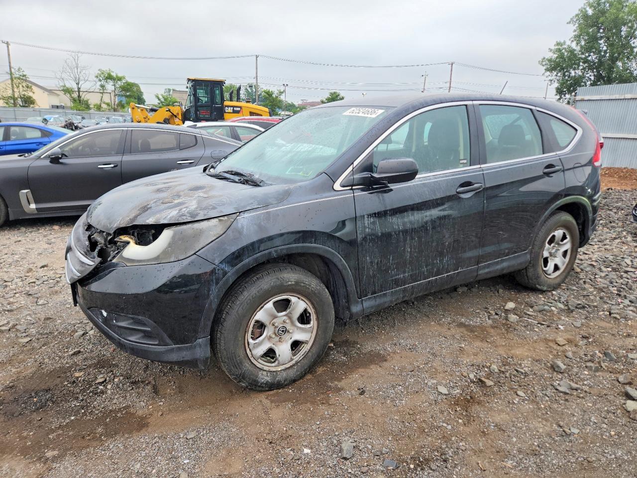 2013 Honda Cr-v Lx Black vin: 2HKRM4H3XDH656118
