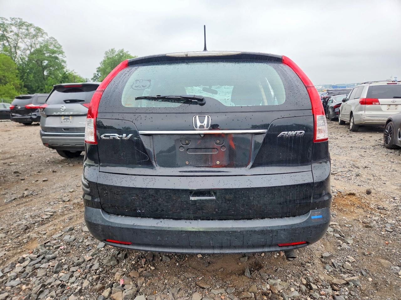 2013 Honda Cr-v Lx Black vin: 2HKRM4H3XDH656118