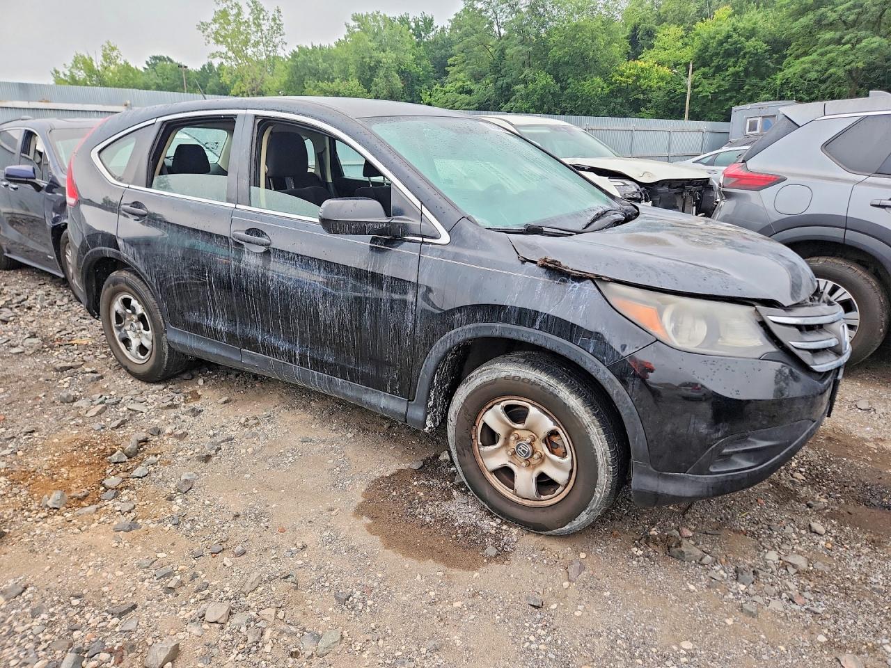 2013 Honda Cr-v Lx Black vin: 2HKRM4H3XDH656118