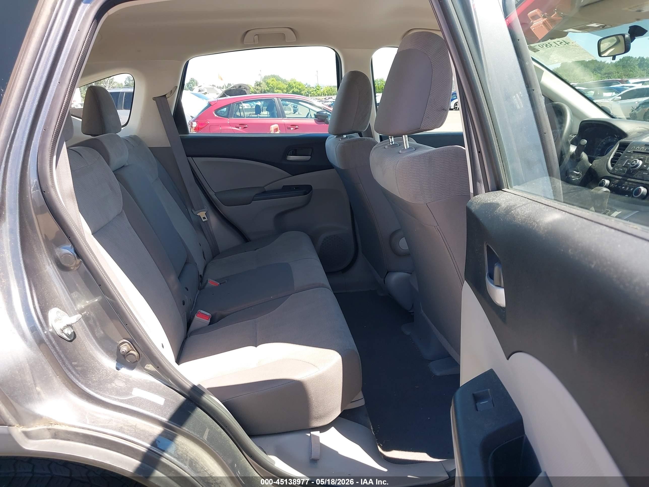 2013 Honda Cr-v Lx Gray vin: 2HKRM4H3XDH661772