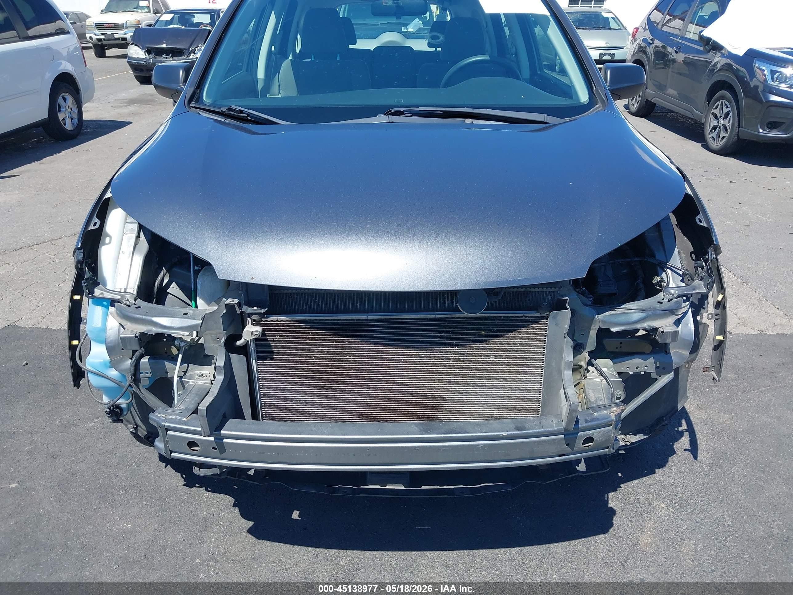 2013 Honda Cr-v Lx Gray vin: 2HKRM4H3XDH661772