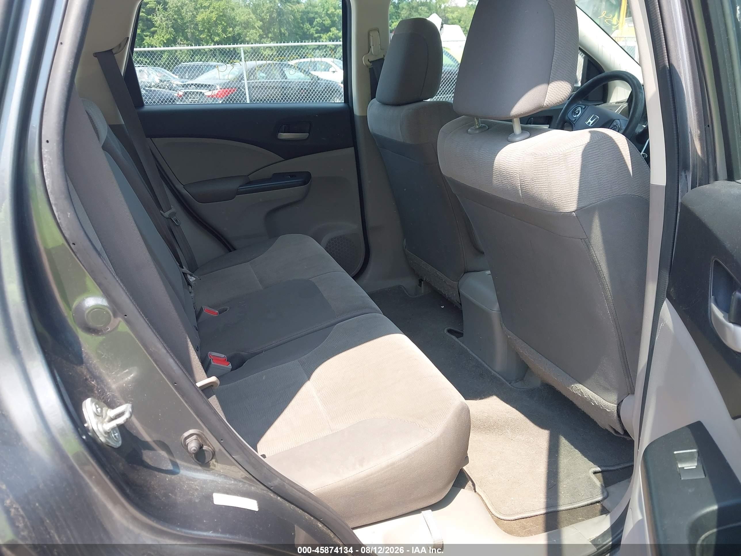 2013 Honda Cr-v Lx Gray vin: 2HKRM4H3XDH663554