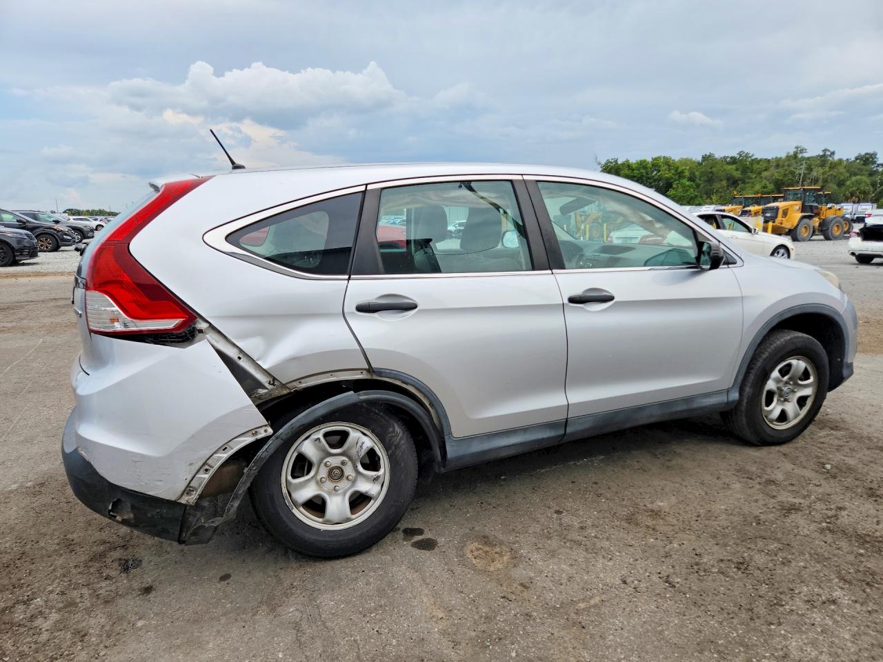 2013 Honda Cr-v Lx Silver vin: 2HKRM4H3XDH675669