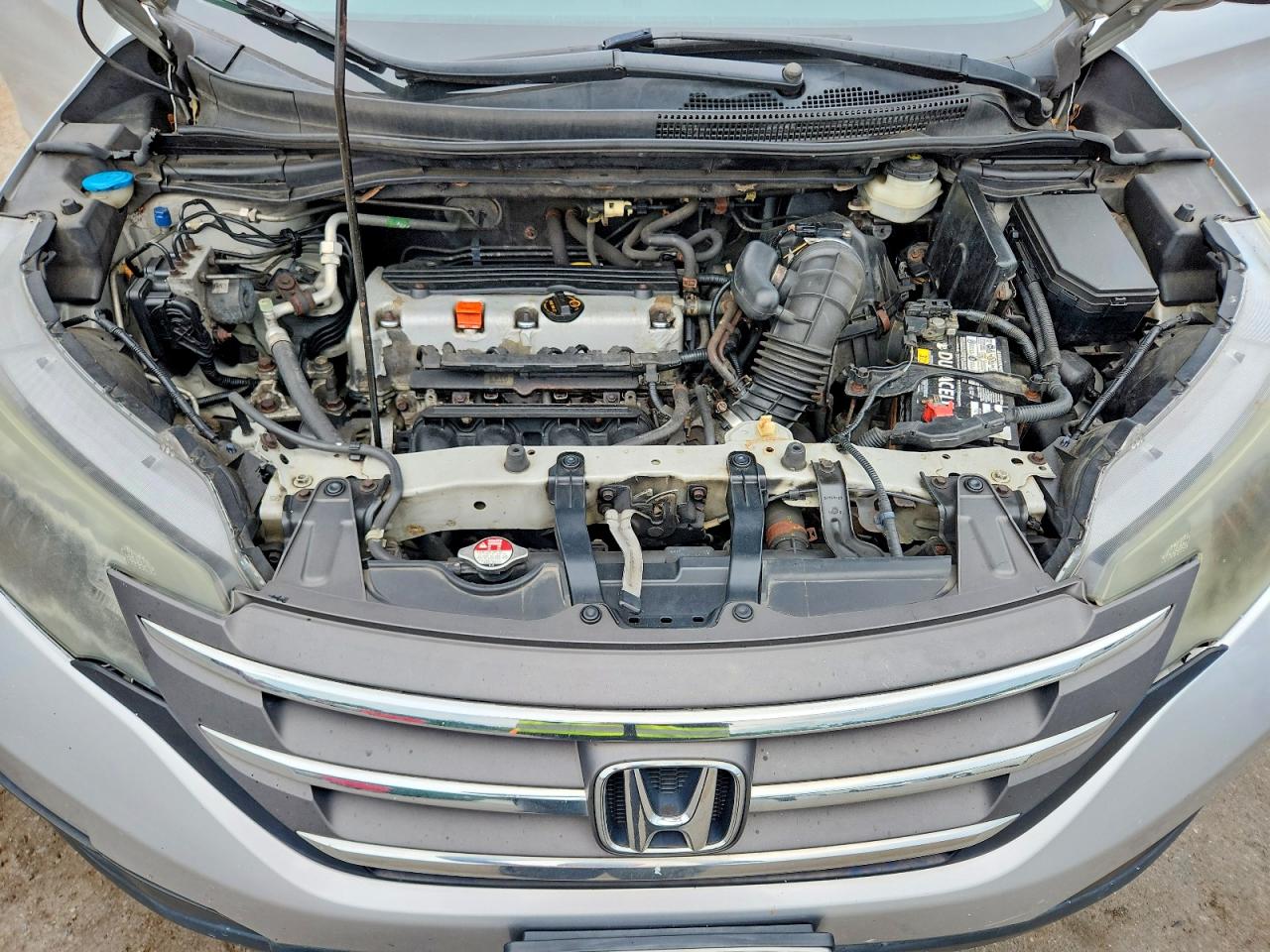 2013 Honda Cr-v Lx Silver vin: 2HKRM4H3XDH675669