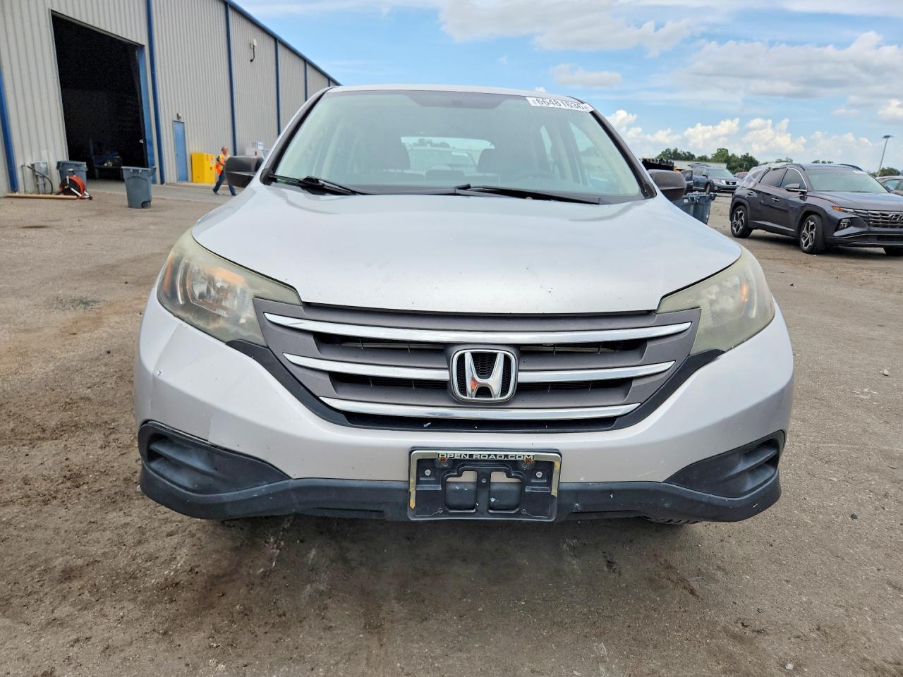 2013 Honda Cr-v Lx Silver vin: 2HKRM4H3XDH675669