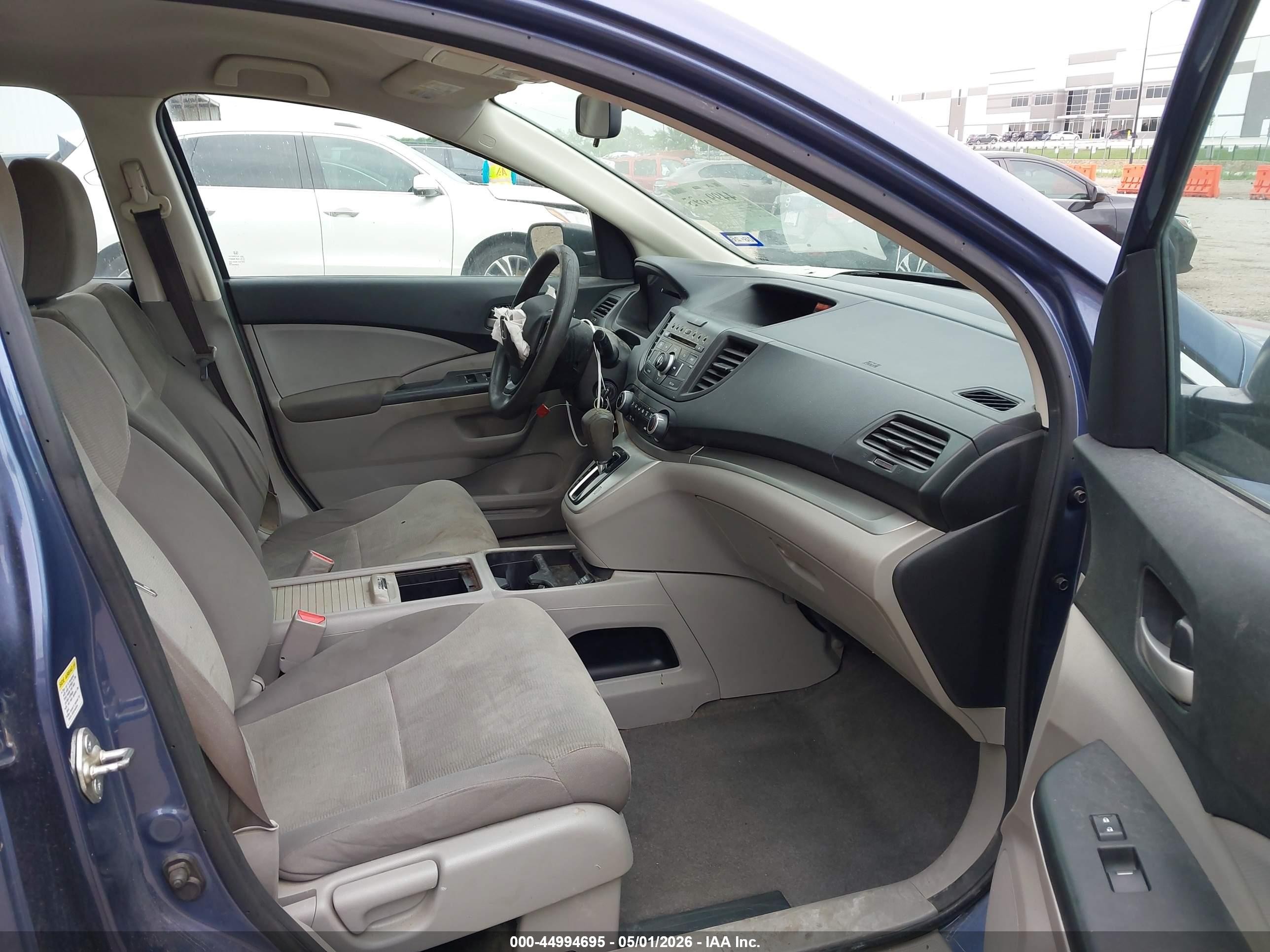 2013 Honda Cr-v Lx Blue vin: 2HKRM4H3XDH688888