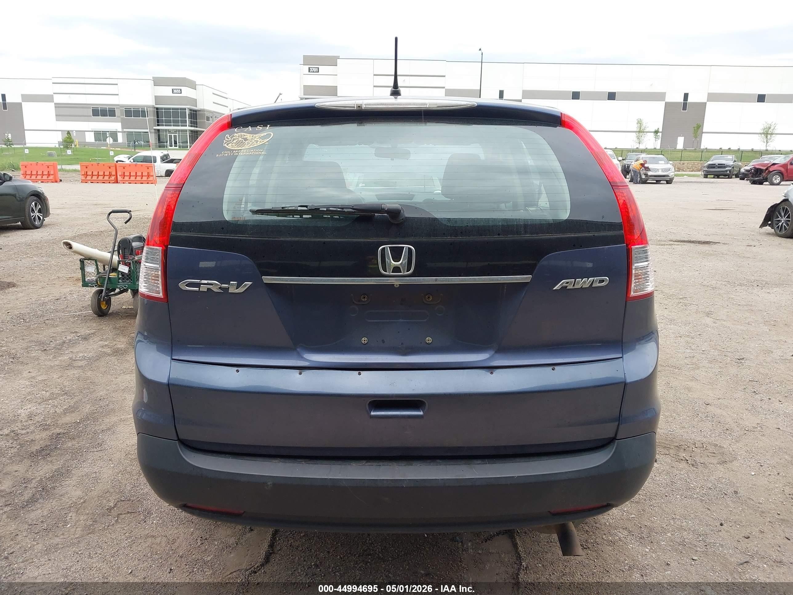 2013 Honda Cr-v Lx Blue vin: 2HKRM4H3XDH688888