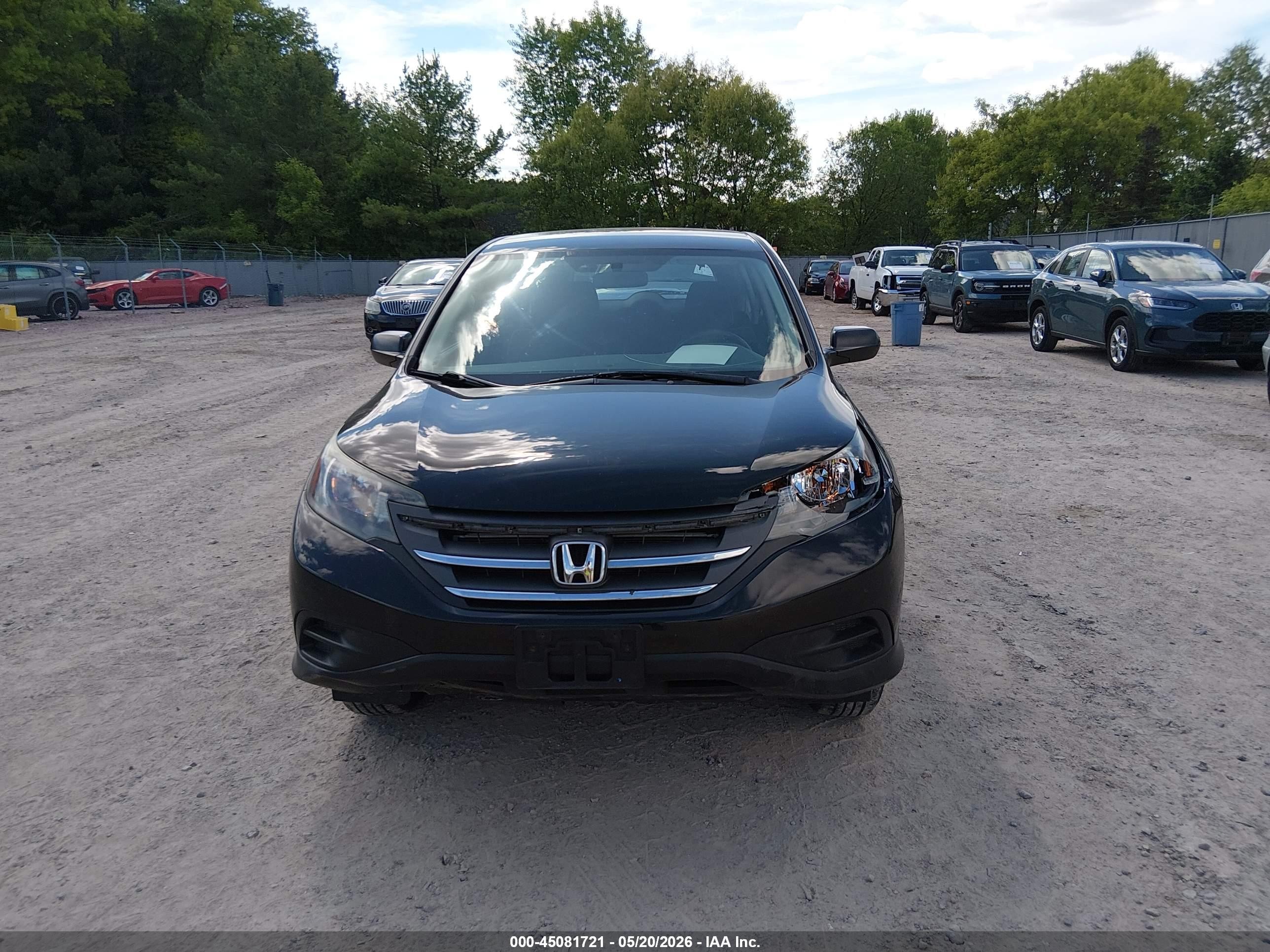 2014 Honda Cr-v Lx Black vin: 2HKRM4H3XEH600536