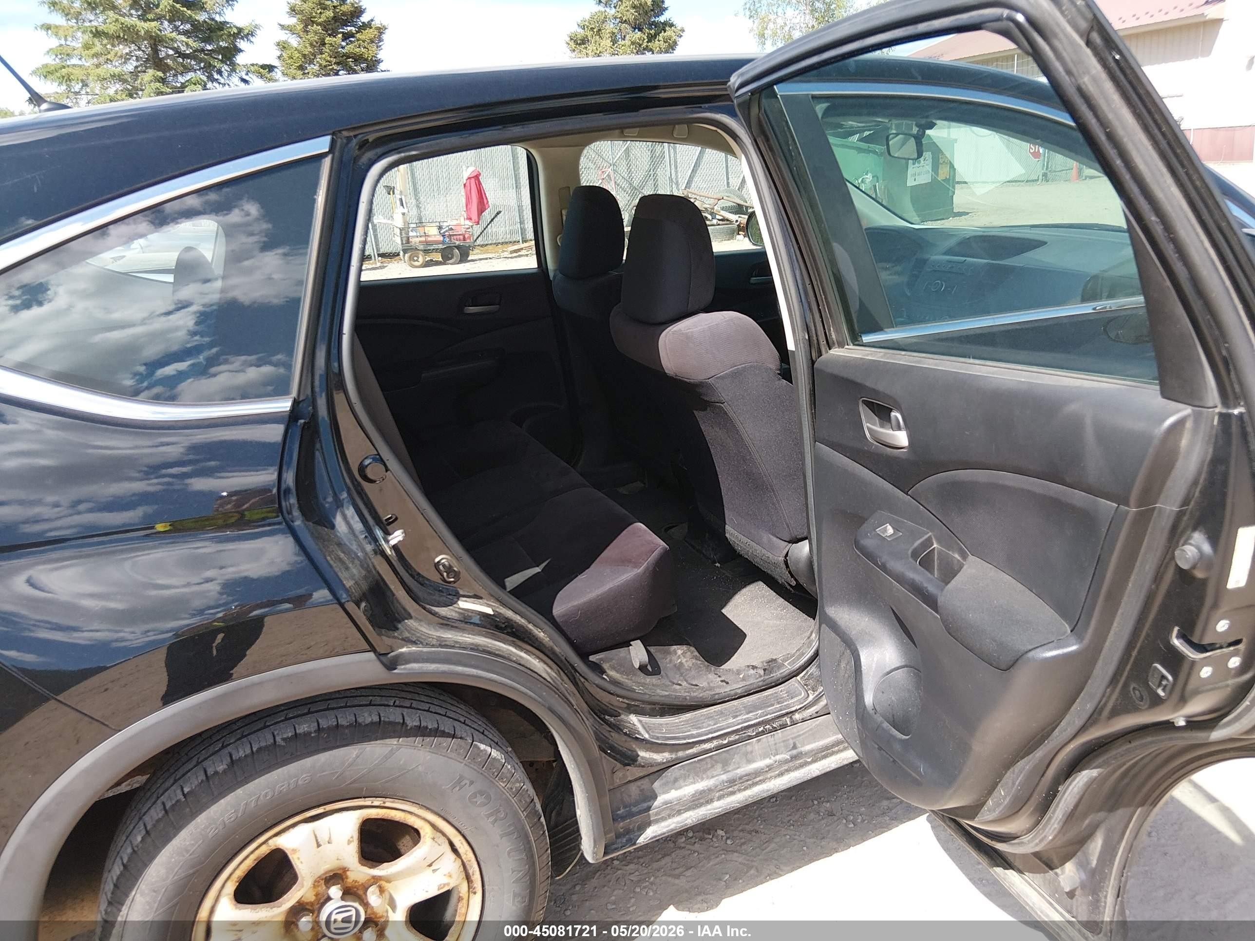 2014 Honda Cr-v Lx Black vin: 2HKRM4H3XEH600536