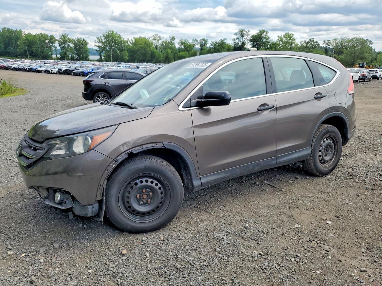 2014 Honda Cr-v Lx Gray vin: 2HKRM4H3XEH661997