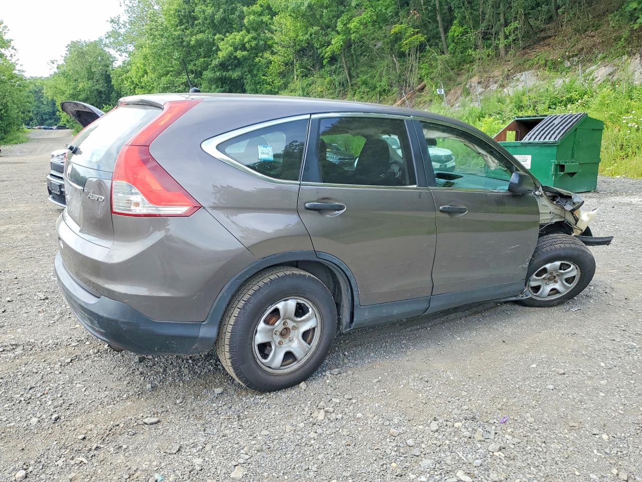 2014 Honda Cr-v Lx Gray vin: 2HKRM4H3XEH661997