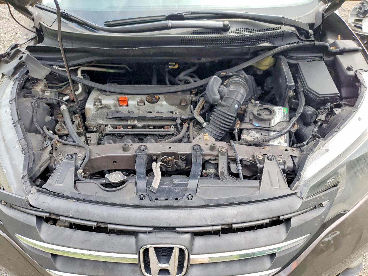 2014 Honda Cr-v Lx Gray vin: 2HKRM4H3XEH661997