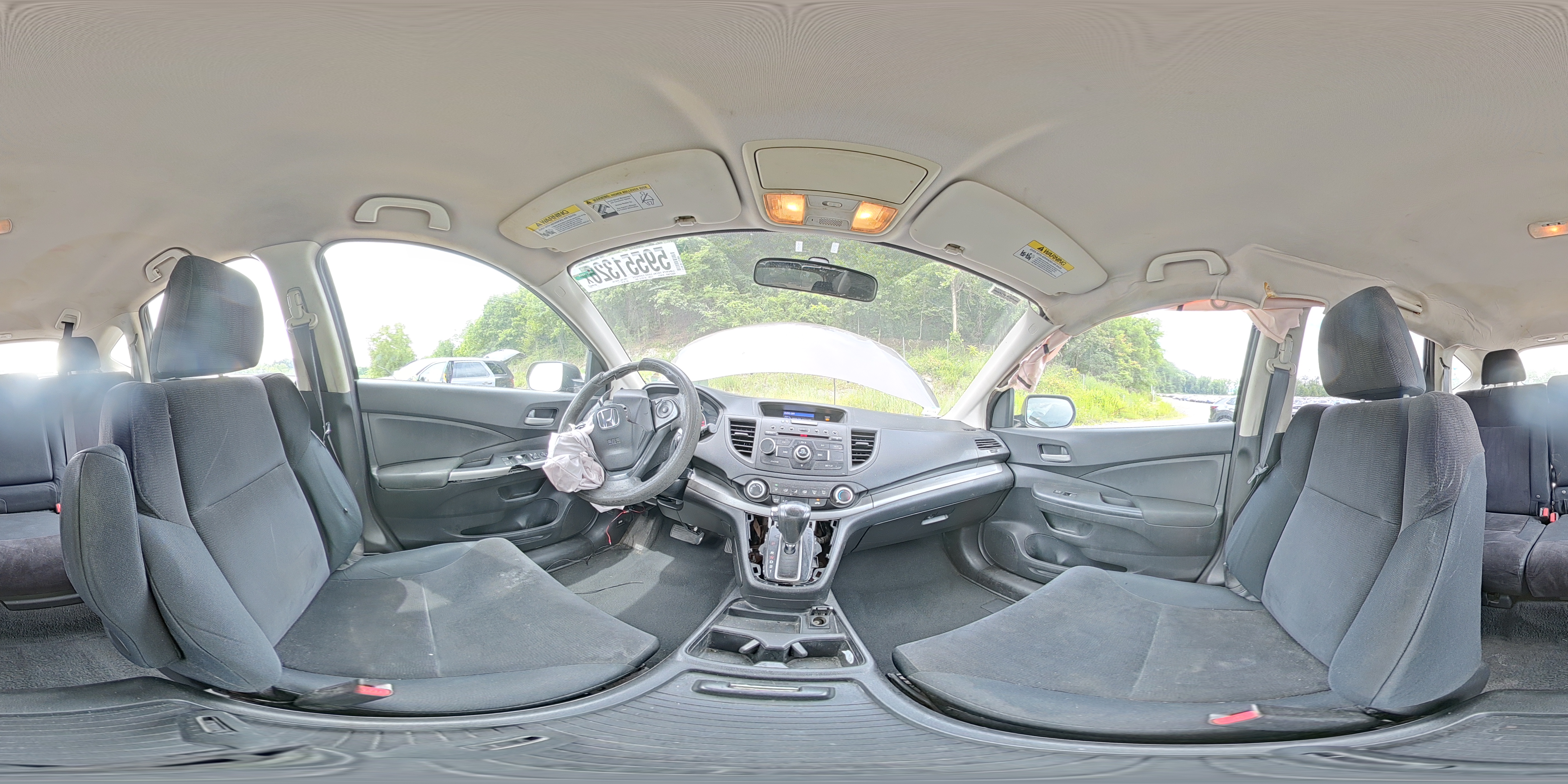 2014 Honda Cr-v Lx Gray vin: 2HKRM4H3XEH661997