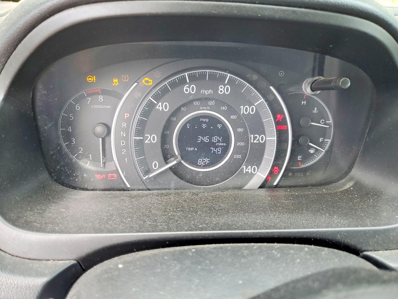 2014 Honda Cr-v Lx Gray vin: 2HKRM4H3XEH661997