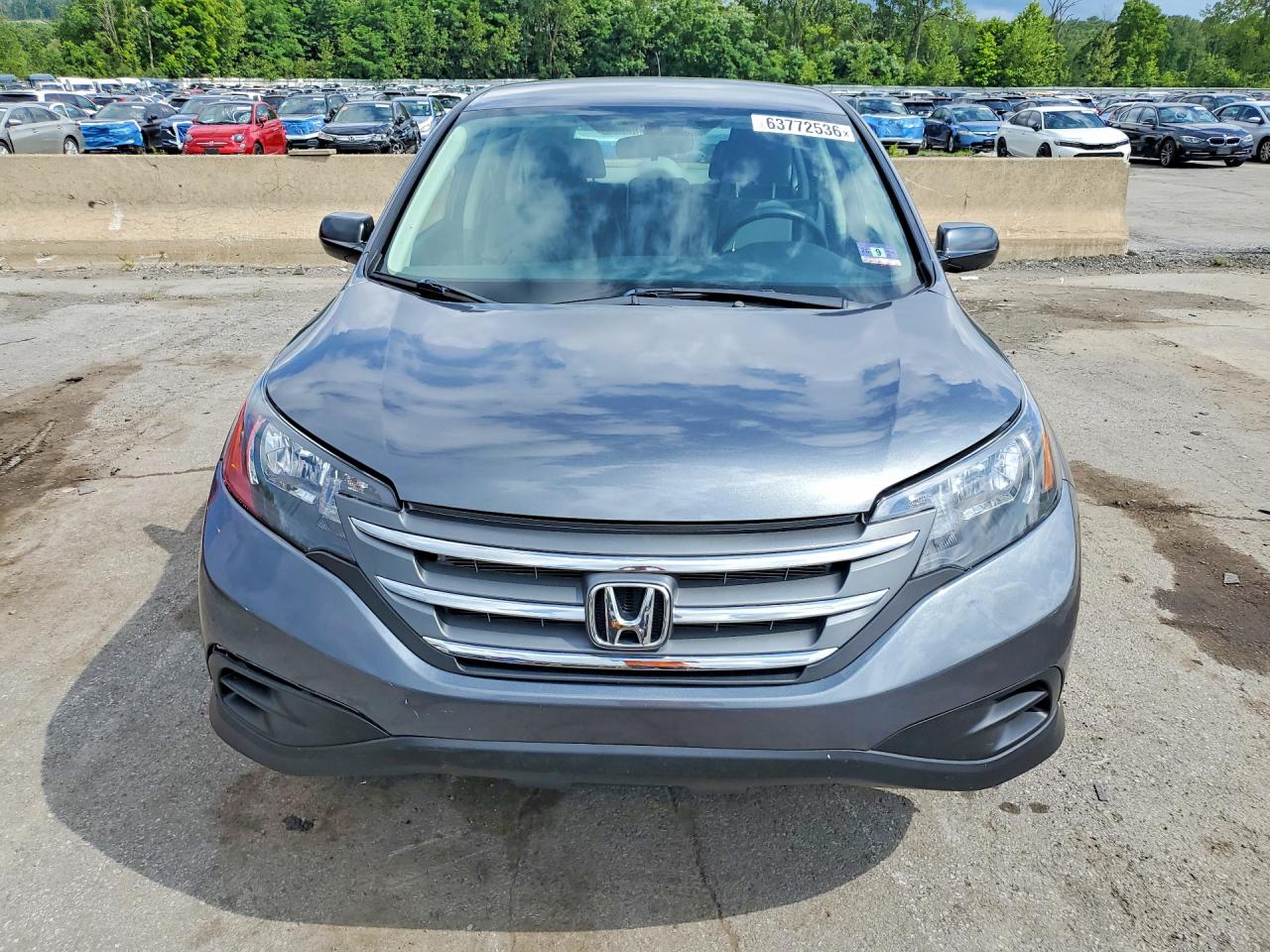 2014 Honda Cr-v Lx Gray vin: 2HKRM4H3XEH669467