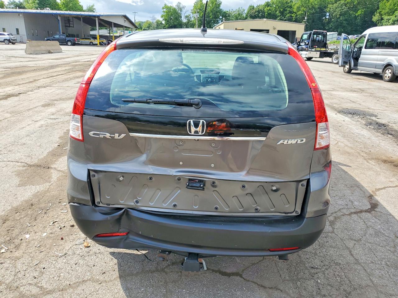 2014 Honda Cr-v Lx Gray vin: 2HKRM4H3XEH669467