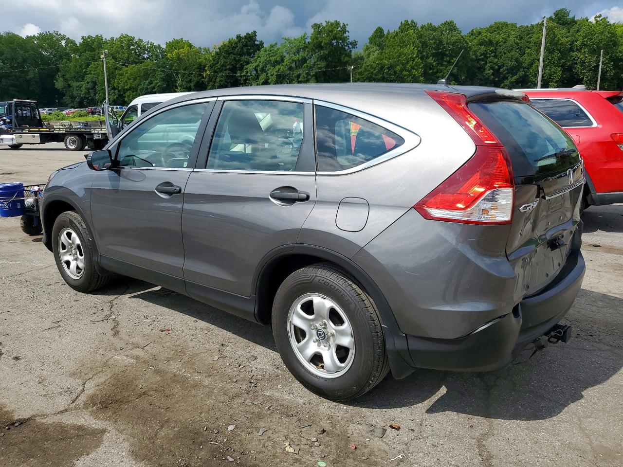 2014 Honda Cr-v Lx Gray vin: 2HKRM4H3XEH669467