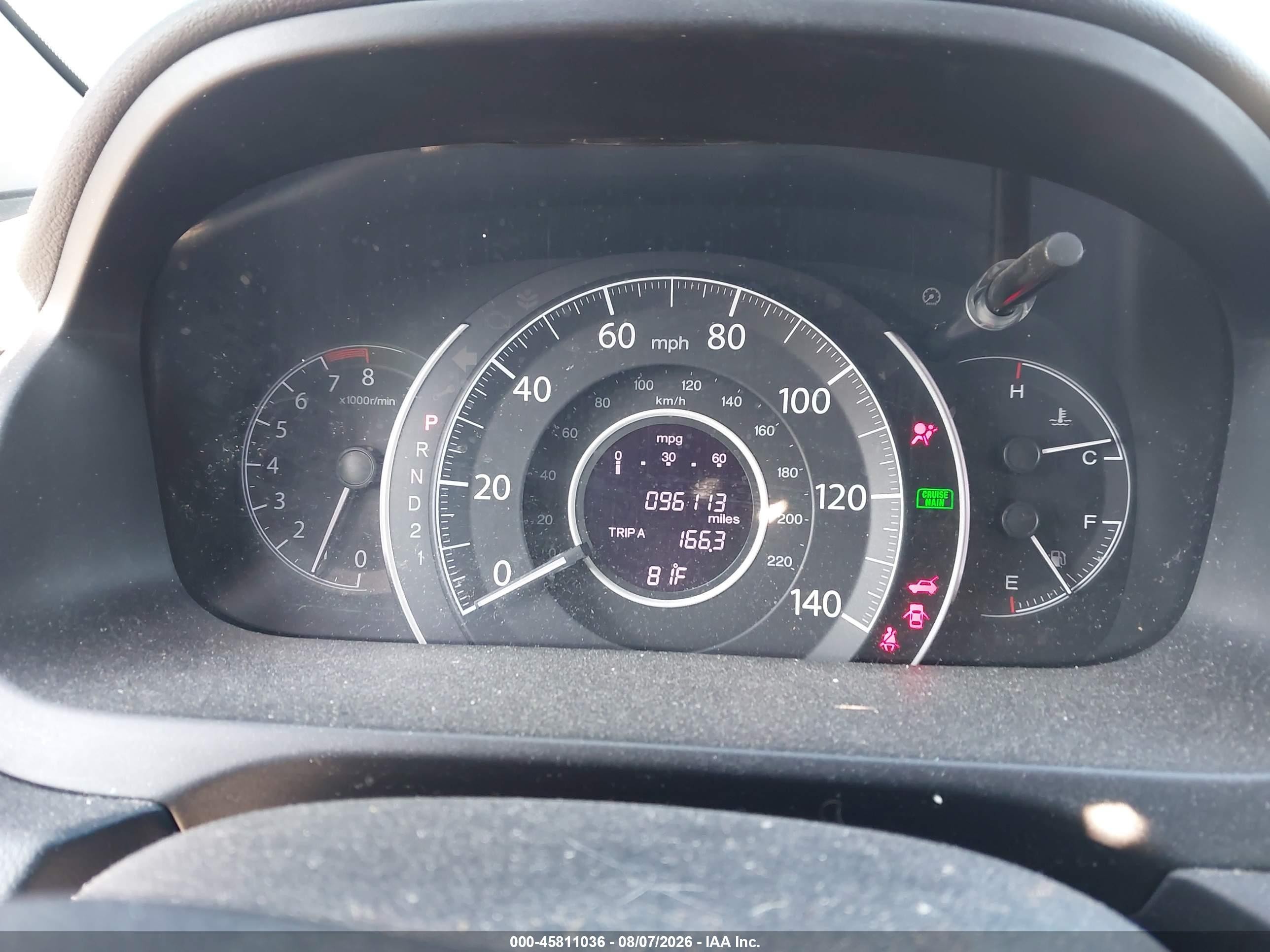 2014 Honda Cr-v Lx Blue vin: 2HKRM4H3XEH697222