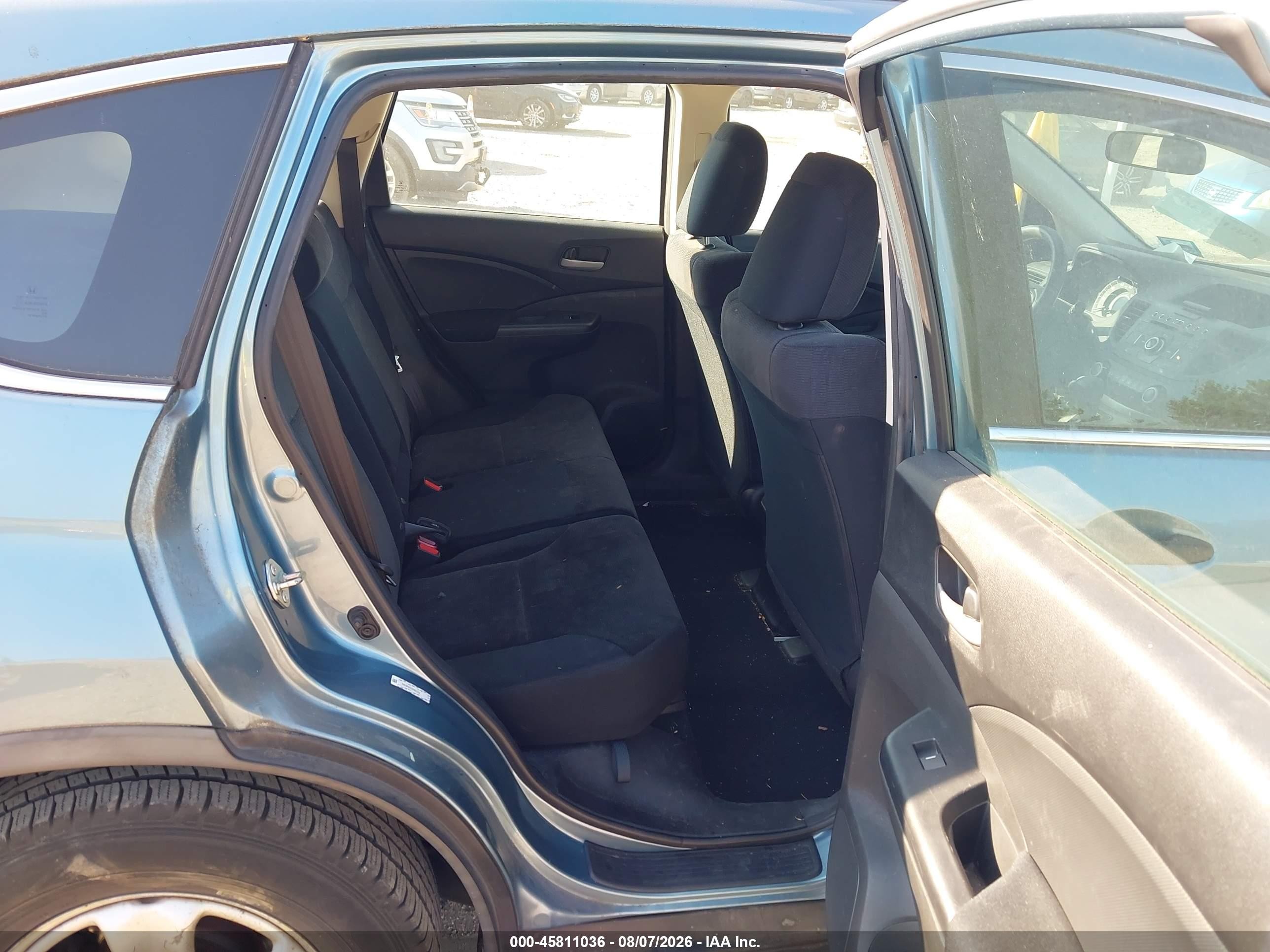 2014 Honda Cr-v Lx Blue vin: 2HKRM4H3XEH697222