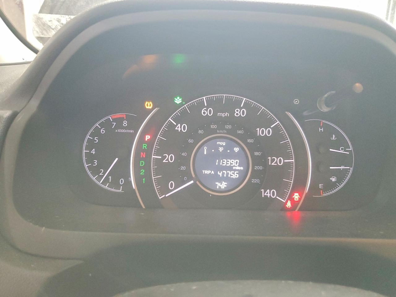 2014 Honda Cr-v Lx Серый vin: 2HKRM4H3XEH698578