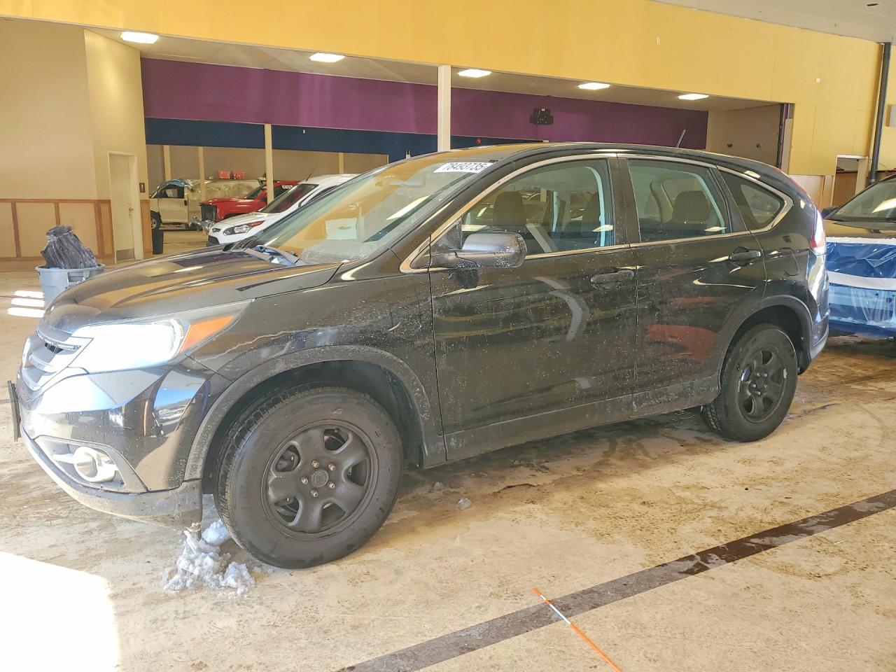2014 Honda Cr-v Lx Black vin: 2HKRM4H3XEH710860