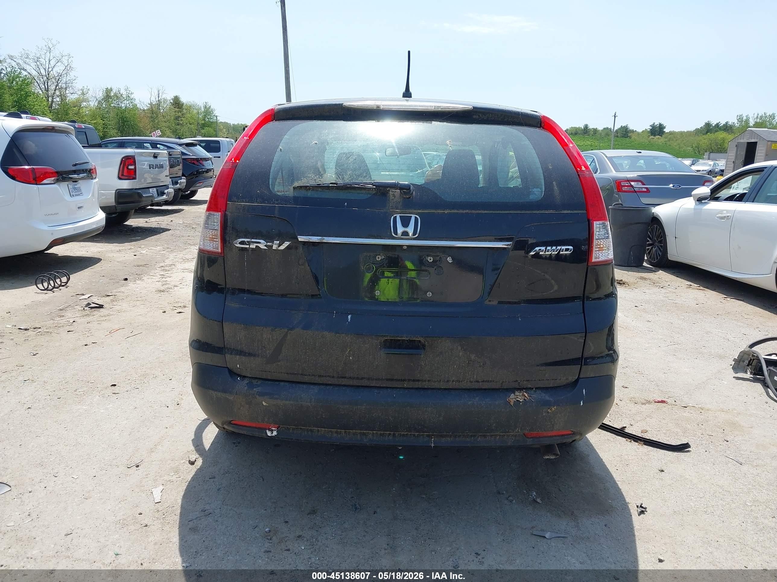 2014 Honda Cr-v Lx Black vin: 2HKRM4H3XEH720899