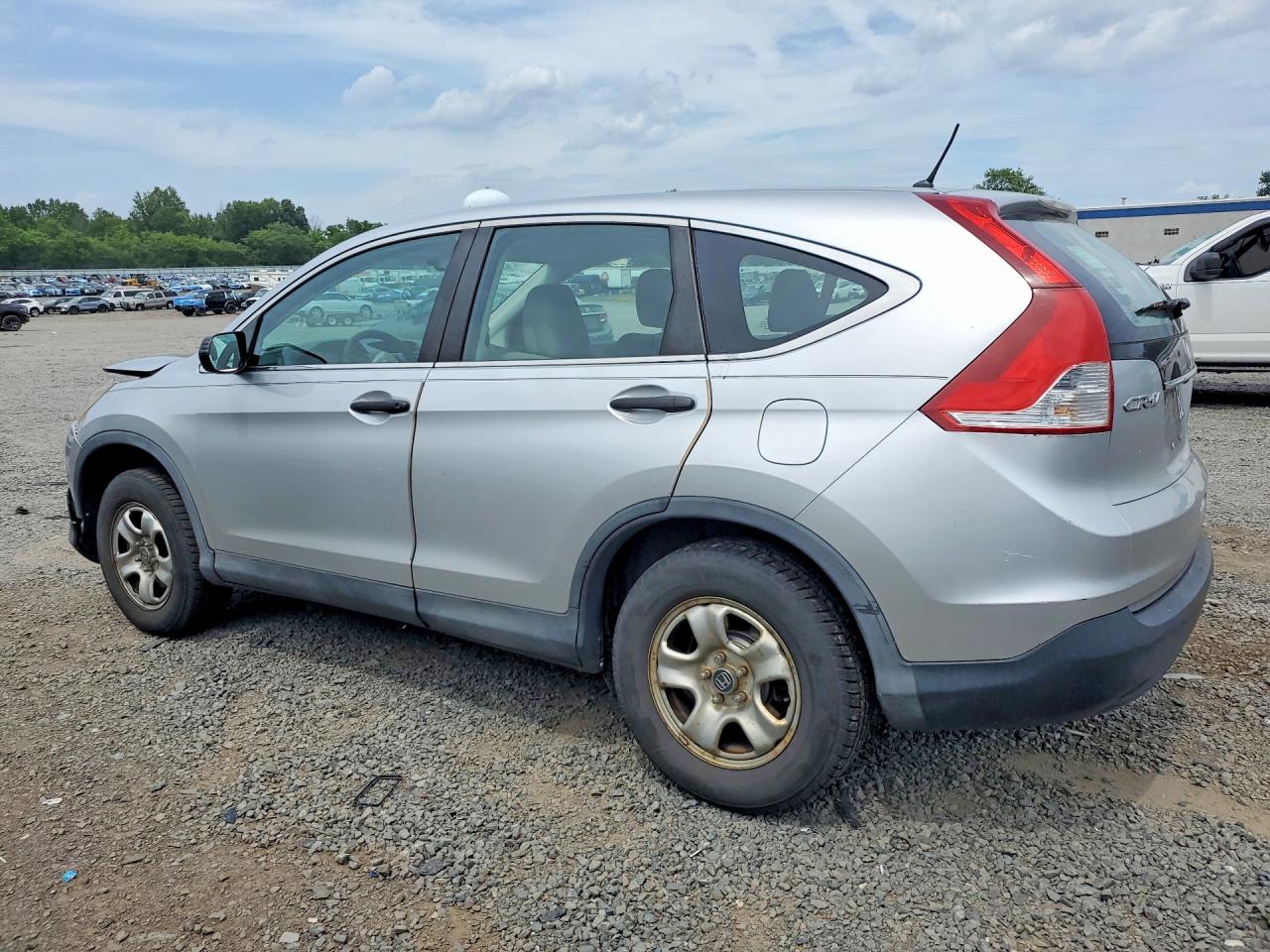 2014 Honda Cr-v Lx Silver vin: 2HKRM4H3XEH723169